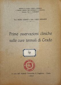 Prime osservazioni cliniche sulle cure termali di Grado