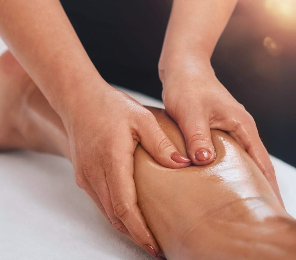 Massaggio drenante alle gambe